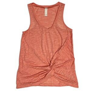 Altar'd State Knit Burnout Sleeveless V-Neck Tank Top Twist Knot Boho Womens‎ XS